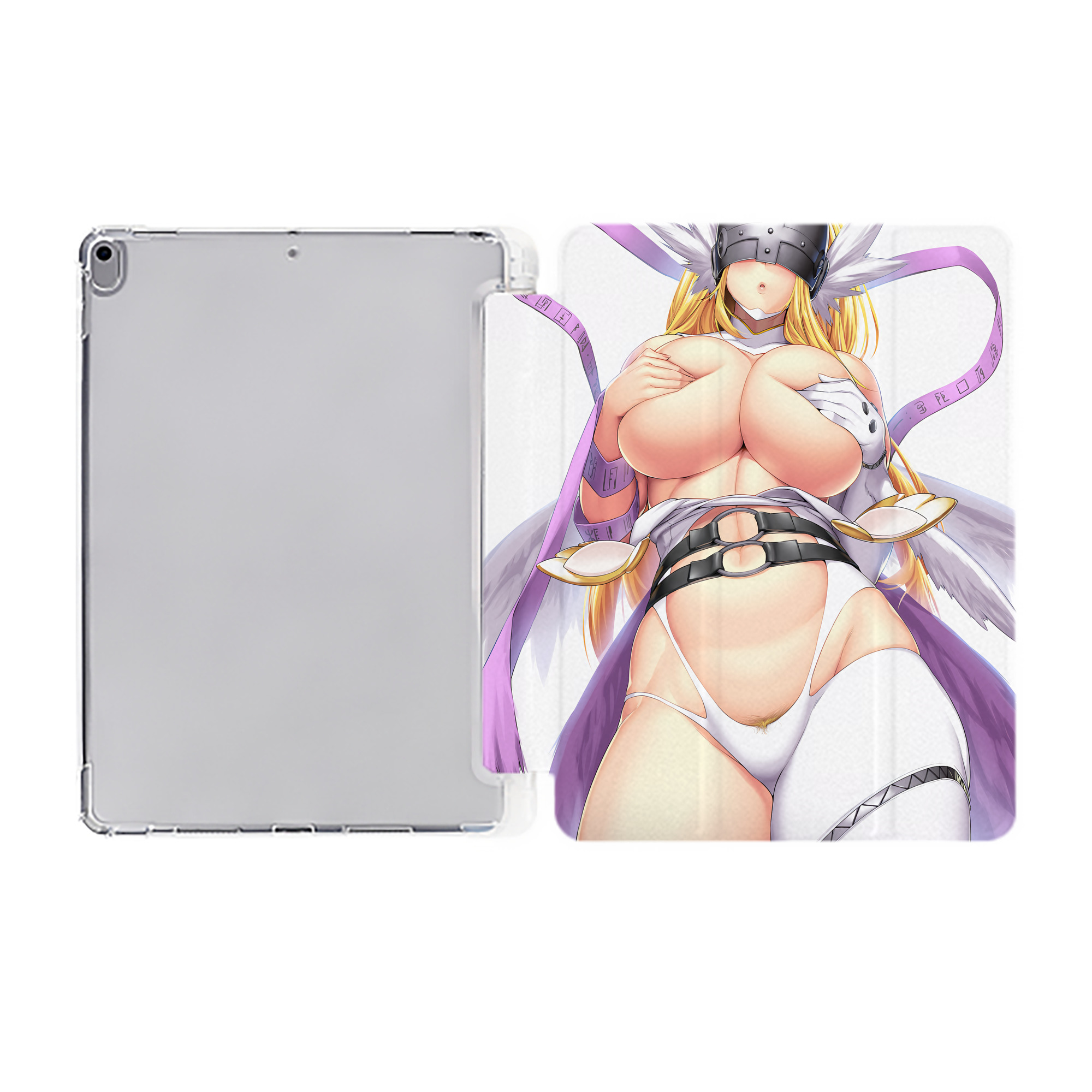 （画像用） Digimon デジタルモンスター/デジモン IPad ケース ペン収納付き 三つ折りスタンド PUレザー×シリコン 対応機種9.5/10.5/10.9インチ